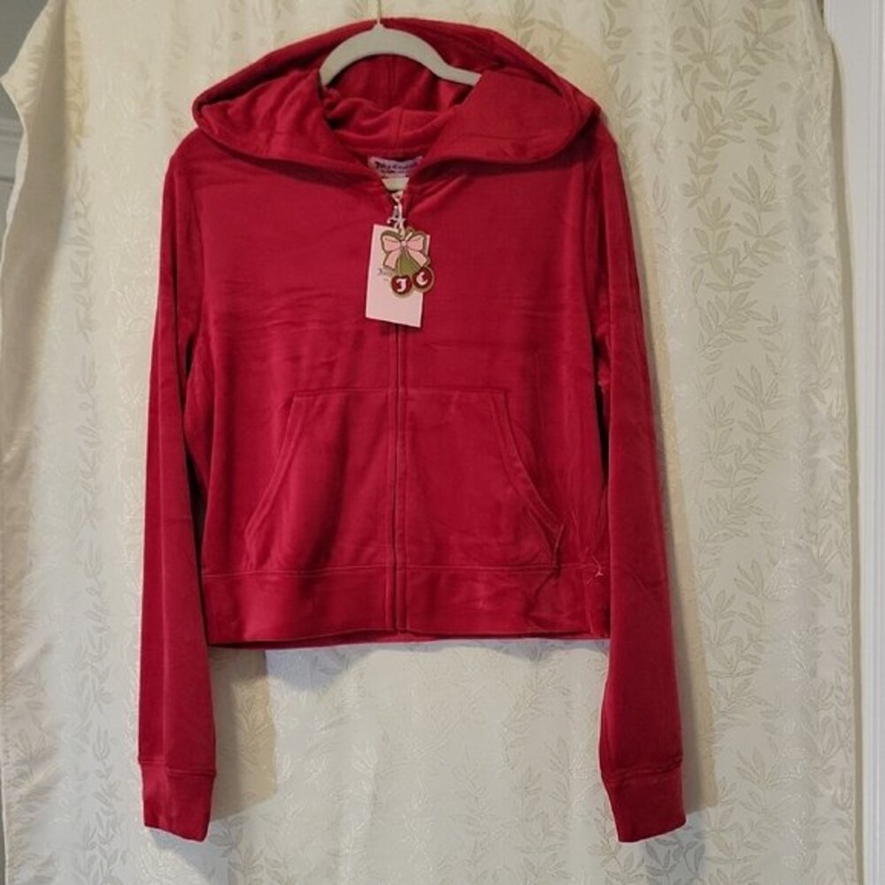 Juicy Couture Bold Red Zip-Up